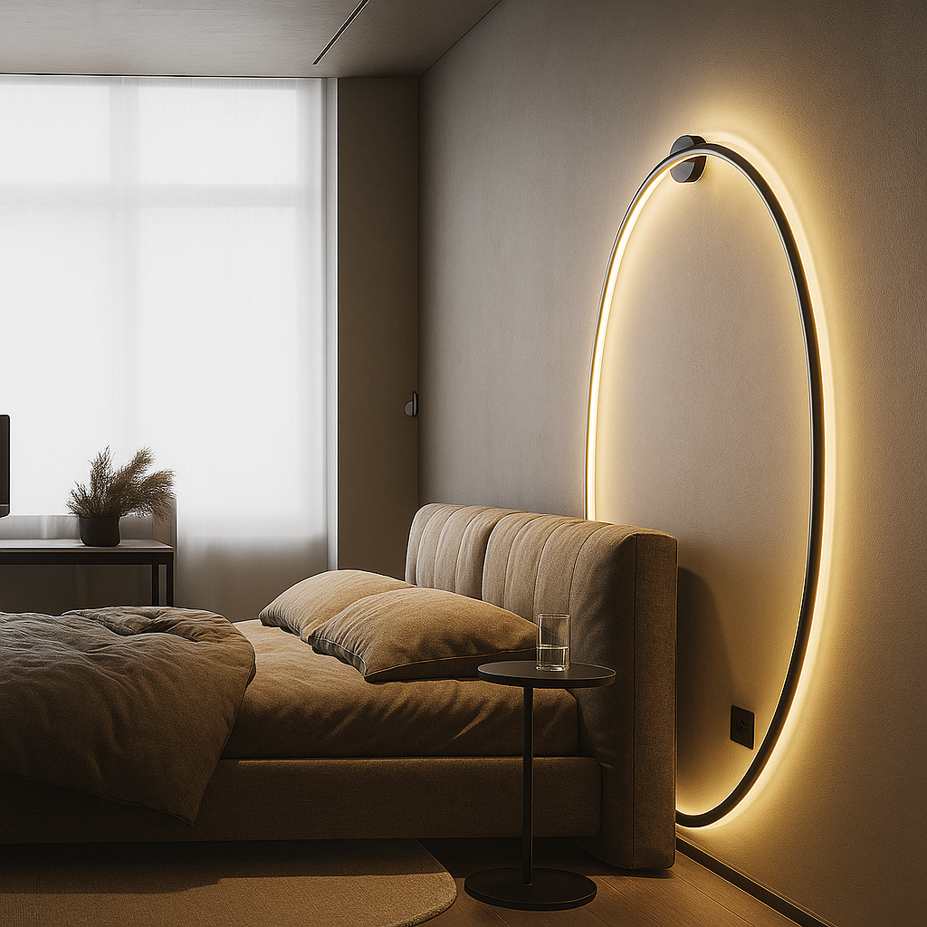 Auralis – Moderne Wandleuchte mit Halo-Design