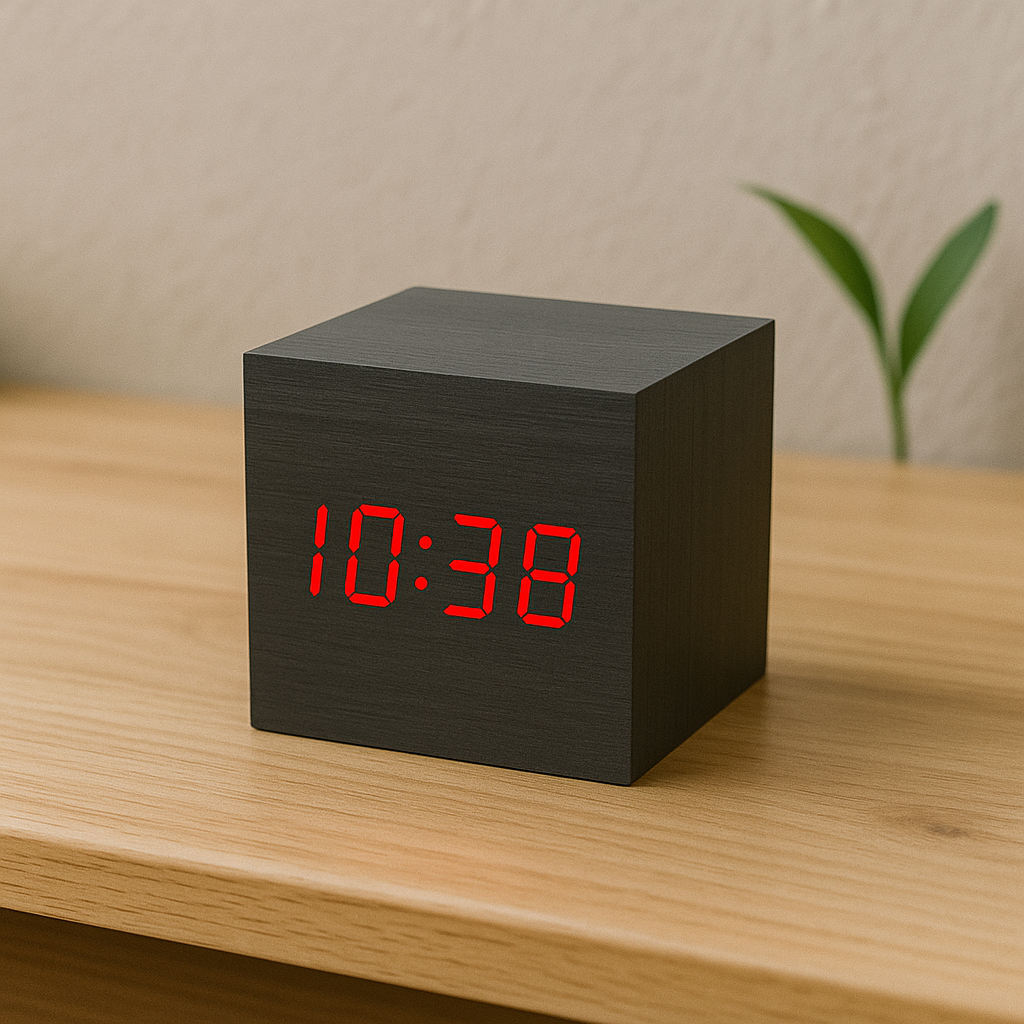 Nordholm – Digitaler Wecker im minimalistischen Holzdesign